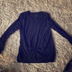 Black Maternity Long Sleeve Top
